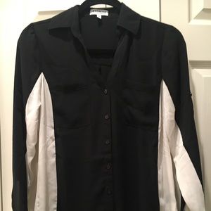 Express Colorblock Portofino Shirt Sz XS